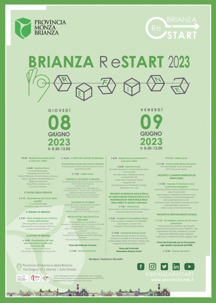 Poster BRIANZA ReSTART 2023